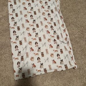 Caden lane Dog Print oversized swaddle